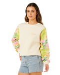 Molokai Fleece Sweatshirt in Off White