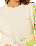 Molokai Fleece Sweatshirt in Off White
