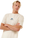The Rip Curl Mens Pill Icon T-Shirt in Vintage White