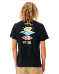 Search Icon T-Shirt in Black