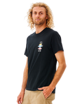 Search Icon T-Shirt in Black
