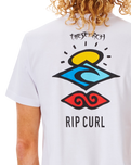 Search Icon T-Shirt in White