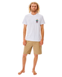 Search Icon T-Shirt in White