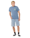 Search Icon T-Shirt in Bluefin