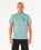 The Rip Curl Mens Search Icon T-Shirt in Blue Lagoon