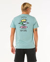 The Rip Curl Mens Search Icon T-Shirt in Blue Lagoon