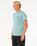 The Rip Curl Mens Search Icon T-Shirt in Blue Lagoon