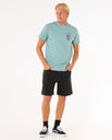 The Rip Curl Mens Search Icon T-Shirt in Blue Lagoon