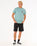 The Rip Curl Mens Search Icon T-Shirt in Blue Lagoon