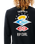 Search Icon Long Sleeve T-Shirt in Black