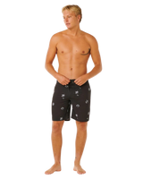The Rip Curl Mens Mirage Sessions Boardshorts in Washed Black