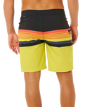 The Rip Curl Mens Mirage Day Breaker Boardshorts in Neon Lime