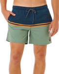 Combine Volley Shorts in Moss