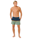Combine Volley Shorts in Moss
