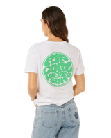 The Rip Curl Womens Icons Of Surf T-Shirt in Optical White