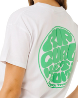 The Rip Curl Womens Icons Of Surf T-Shirt in Optical White