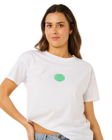 The Rip Curl Womens Icons Of Surf T-Shirt in Optical White