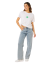 The Rip Curl Womens Icons Of Surf T-Shirt in Optical White