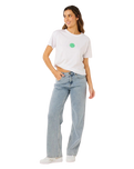 The Rip Curl Womens Icons Of Surf T-Shirt in Optical White