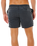 Offset Washed Volley Shorts in Black