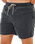 Offset Washed Volley Shorts in Black