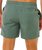 Offset Washed Volley Shorts in Moss