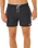 Streamline Offset Volley Shorts in Black