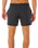 Streamline Offset Volley Shorts in Black