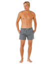 Streamline Offset Volley Shorts in Moss