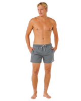 Streamline Offset Volley Shorts in Moss