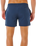Streamline Offset Volley Shorts in Dark Navy