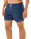 Streamline Offset Volley Shorts in Dark Navy