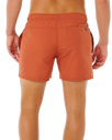 Streamline Offset Volley Shorts in Baked Clay