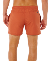 Streamline Offset Volley Shorts in Baked Clay
