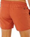 Streamline Offset Volley Shorts in Baked Clay
