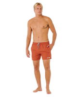 Streamline Offset Volley Shorts in Baked Clay