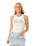 The Rip Curl Womens Luna Ribbed Vest in Bone