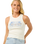 The Rip Curl Womens Luna Ribbed Vest in Bone