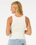 The Rip Curl Womens La Paloma Vest in Bone