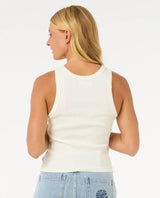The Rip Curl Womens La Paloma Vest in Bone