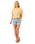 The Rip Curl Womens La Paloma Crop T-Shirt in Pastel Orange