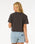 The Rip Curl Womens La Paloma Crop T-Shirt in Washed Black