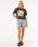The Rip Curl Womens La Paloma Crop T-Shirt in Washed Black