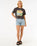 The Rip Curl Womens La Paloma Crop T-Shirt in Washed Black