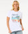 The Rip Curl Womens Crystal Standard T-Shirt in White