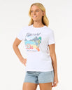 The Rip Curl Womens Crystal Standard T-Shirt in White