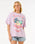 The Rip Curl Womens Cove Heritage T-Shirt in Lilac
