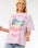 The Rip Curl Womens Cove Heritage T-Shirt in Lilac