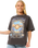 The Rip Curl Womens Luna Heritage T-Shirt in Washed Black