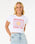 The Rip Curl Womens Cala Baby T-Shirt in White